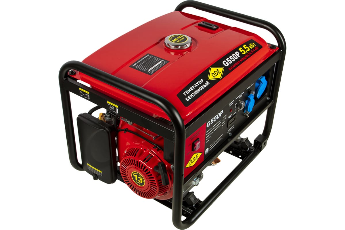 Генератор бензиновый DDE G550P (5,0 кВт), изображение 4